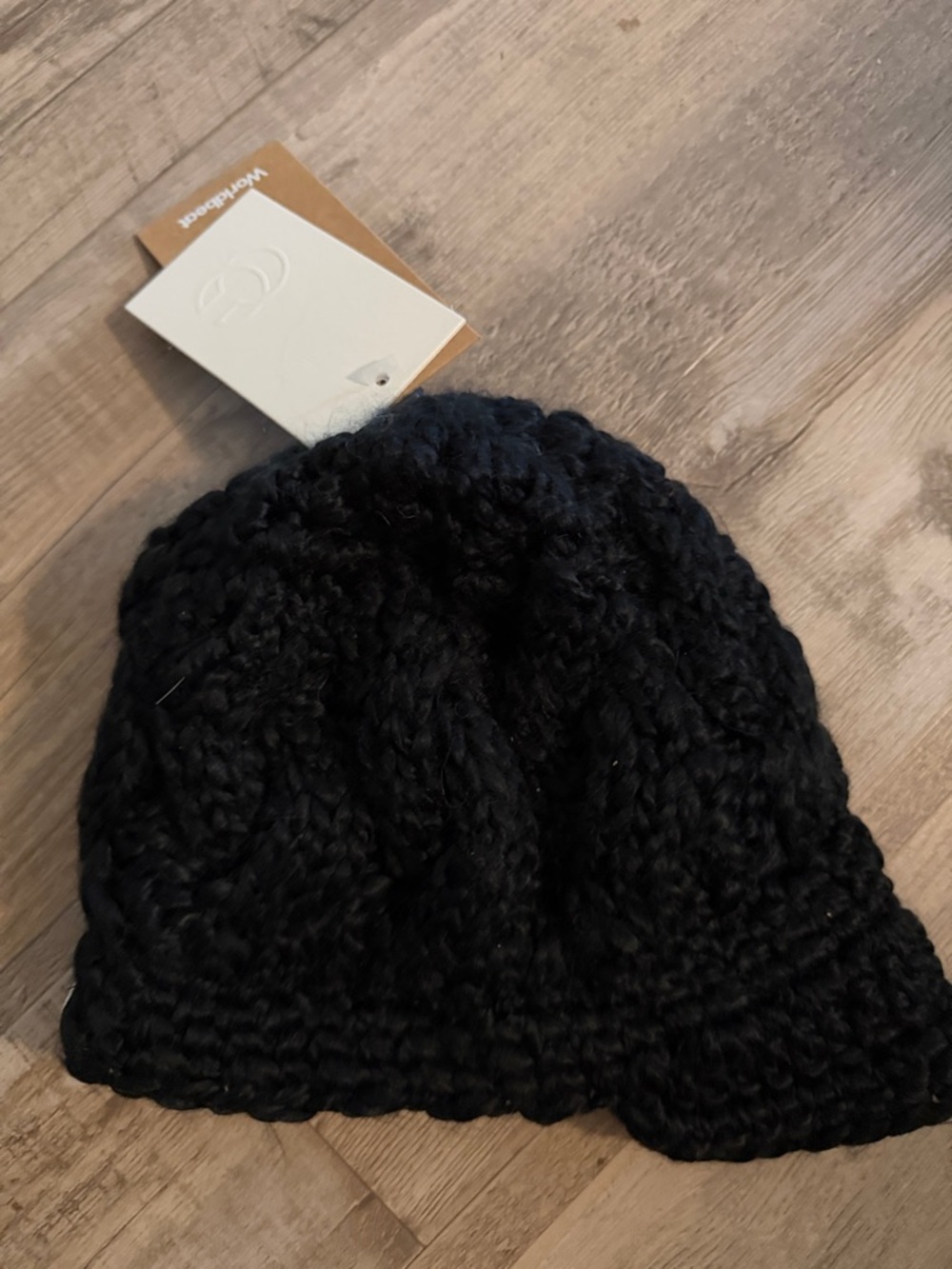Cozy Chaos Knitted Hat with Brim
